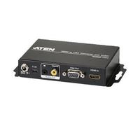 Convertisseur HDMI vers VGA - ATEN - Audio/Video - Résolution 1920x1200 - Noir - 290g