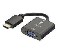 Lindy HDMI/VGA 0,1 m VGA (D-Sub) Noir
