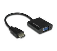 Metronic 470274 Convertisseur HDMI/VGA 3.5 Jack Noir