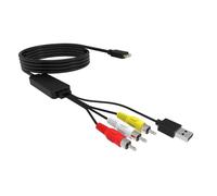 Convertisseur HDTV vers 3RCA 1080p HDTV Adaptateur 3RCA vers HDTV Convertisseur de signal Câble Console de Jeu Projecteur