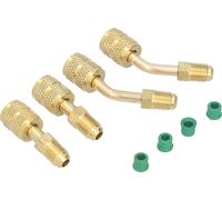 Convertisseur HVAC,Adaptateur de charge HVAC,Adaptateur de charge de réfrigérant,Adaptateur 1/4SAE,Adaptateur 1/4SAE à 5/16SAE,Outils de réparation de la ligne de climatisation