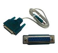 KALEA-INFORMATIQUE Cordon Convertisseur LPT IEEE1284 parallèle vers USB avec Prise DB25 Femelle. Longueur 1.2M