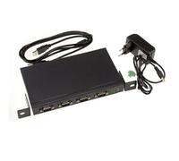 KALEA-INFORMATIQUE Convertisseur Industriel USB vers 4 Ports COM RS232 DB9 avec boitier métal rackable