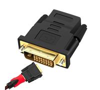 Convertisseur maître DVI : adaptateur de connexion à double sens, conception robuste, installation facile, qualité d'image sans perte, connexion universelle pour TV, PC, ordinateur portable, etc