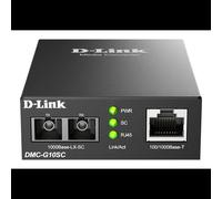 Convertisseur média D-Link DMC-G10SC/E Gigabit 1000Mbit/s fibre optique monomode SC vers RJ45 portée 10km