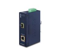 Convertisseur Media PLANET IGUP-805AT 1000 Mbit/s, Interfaces 10/100/1000Base-T vers 1000Base-BX/LX/SX, Connecteur SFP, PoE 95W, IP30, -40°C à 75°C