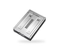 Convertisseur métallique SSD SAS/SATA 2,5" vers SAS 3,5" SAS SFF-8482 - Adaptateur de 2.5" à 3.5" SAS pour Le Caddy de Serveur, la Mise à Niveau de Serveur - ICY DOCK EZConvert MB982IP-1S-1