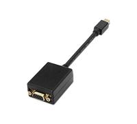 Convertisseur Mini DP vers SVGA - AISENS - A125-0135 - Noir - 15cm - Or 24K