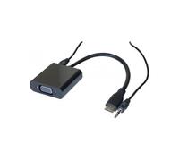 Convertisseur Mini HDMI Vers VGA + Audio - 20cm