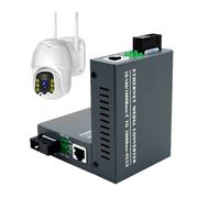 Convertisseur monomode Gigabit - Convertisseur Fast Ethernet Speed 2 monomode | Convertisseur de média à fibre, module émetteur-récepteur LC, détection automatique Gigabit pour accessoires de maison