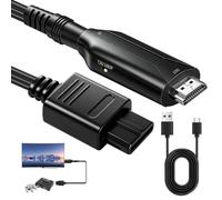 Convertisseur N64 vers HDMI Adaptateur Câble Vidéo Audio 1080P/720P 1M | HDMI Convertisseur Câble pour HDTV Compatible avec Nintendo 64 GameCube SNES Consoles Accessoires Plug and Play PAL/NTSC