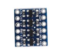 Convertisseur Niveau Logique 4 Canaux I2C Professionnel Conversion Tension 5V 3.3V Module Compact Léger pour Arduino Raspberry Pi Projets Électroniques DIY