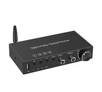 Convertisseur Numérique À Analogique USB 192KHz avec Amplificateur pour Casque Récepteur De Musique Bluetooth 5.0 Intégré