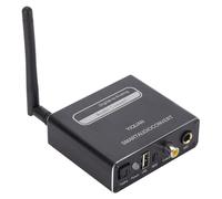 Convertisseur numérique-analogique DAC 192kHz, décodeur à Fiber optique Coaxial avec télécommande, Compatible Bluetooth