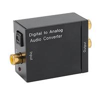 Convertisseur Numérique vers Analogique, Adaptateur de Signal Optique Coaxial Numérique SPDIF vers Analogique R/L, pour Périphériques HD DVD Home Theater Series, Etc.