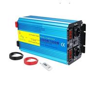 Convertisseur Onde Sinusoïdale pour DC12V À AC220V 230V 7kW/6kW/5kW Onduleur Panneau Solaire Inverseur Télécommande 50Hz/60Hz Commutateur Automatique Onduleur(24V-220V-7000W Peak)