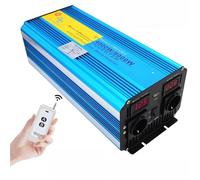 Convertisseur Onduleur 12/24V À Onde Sinusoïdale Pure 8KW 7KW 6KW Convertisseur D'énergie Solaire AC 220V pour Camping-Car Voyage Voiture Haute Puissance(4000W-8000W,DC24V)