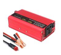 Convertisseur Onduleur 12 V 220 V pour Voiture Puissance De Crête 2600 W/2000 W/1500 W Portable pour L'extérieur(1500W Red A)