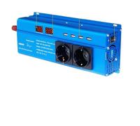 Convertisseur Onduleur 12 V/24 V CC À 220 V/110 V CA 1500 W/3000 W Transformateur Tension Convertisseur Puissance pour Batterie Solaire Voiture Onduleur(3000W EU)