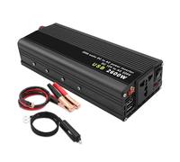 Convertisseur Onduleur 12 V CC vers 220 V CA Convertisseur 1500 W/2000 W/2600 W Prise USB Universelle Affichage LED Transformateur Solaire Onduleur(2600W)
