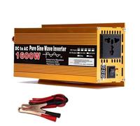 Convertisseur Onduleur 12v/24v 220v Onde Sinusoïdale Pure 1600W-3000W Transformateur Convertisseur Multifonction Prise Convertisseur Voiture Onduleur Power Inverter(12V,1600W)
