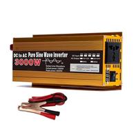 Convertisseur Onduleur 12v/24v 220v Onde Sinusoïdale Pure 1600W-3000W Transformateur Convertisseur Multifonction Prise Convertisseur Voiture Onduleur Power Inverter(12V,3000W)