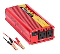 Convertisseur Onduleur 12v 60hz 24v 600w 1500w 2000w 2500w Portable Véhicule Monté Convertisseur Domestique Prise Universelle Accessoires Auto(12V2500W 110V)