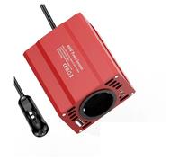 Convertisseur Onduleur 12V DC À AC 220V 230V 500W/400W Convertisseur Tension LED Prise Européenne Allume-Cigare Voiture Accessoires Automobiles Onduleur(400W-RED)
