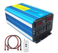 Convertisseur Onduleur 2000W-8000W À Onde Sinusoïdale Pure Convertisseur DC 24V 220V Universel pour Énergie Solaire pour Caravane Extérieur Voyage(2500W-5000W RC)