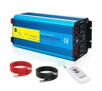 Convertisseur Onduleur 24 V 127 V À Onde Sinusoïdale Pure Convertisseur Puissant pour Système d'alimentation Solaire 60 Hz pour Camping-Cars Et Caravanes(8000W Peak RC)