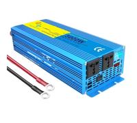 Convertisseur Onduleur 24 V 220 V À Onde Sinusoïdale Pure Convertisseur Puissant pour Système d'alimentation Solaire 60 Hz pour Camping-Cars Et Caravanes(5000W Peak)