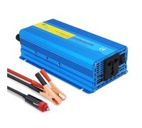 Convertisseur Onduleur 24 V 220 V À Onde Sinusoïdale Pure Convertisseur Puissant pour Système d'alimentation Solaire 60 Hz pour Camping-Cars Et Caravanes(2000W Peak)