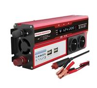 Convertisseur Onduleur 4000W 3000W pour Camping-Car Transformateur DC 12V vers AC 220V 230V avec 4 Prises USB UE Et Affichage LED Onduleur Puissance(4000W)
