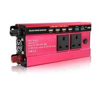 Convertisseur Onduleur D'affichage D'écran 2000W 1200W Transformateur 12V 24V À 220V 3 Prises 4 USB Convertisseur Voiture Adaptateur Automatique(2000W 12V)