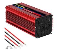 Convertisseur Onduleur Onde Sinusoïdale pour 24V DC 220V AC 35000W/4500W/5000W/10000W Prise Standard Européenne Véhicule Haute Puissance Onduleur(10000W)