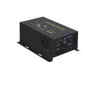 Convertisseur Onduleur Onde Sinusoïdale pour 300W Transformateur Tension 12V 220V 24V 48V 96V DC 120V/230V AC Alimentation avec Télécommande Filaire Onduleur(48V,220V)