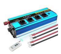 Convertisseur Onduleur Onde Sinusoïdale pour DC12V/24V vers AC220V/230V Convertisseur Puissance Système d'alimentation Solaire Camping-Car Voyage 4000W-8000W Onduleur(24V 220V,B 8000W telecontrol)