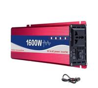 Convertisseur Onduleur Puissance Micro-onduleur Solaire pour Voiture Onduleur À Onde Sinusoïdale 1600W DC12V/24V À AC 110V 220V Convertisseur Tension(24V,220V(60HZ))