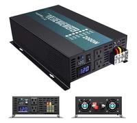 Convertisseur Onduleur Puissance Onduleur À Onde Sinusoïdale 2000W 24V 220V Convertisseur d'alimentation Solaire 12V/48V DC À 110V/120V/240V AC(48V,100V,European)