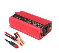 Convertisseur Onduleur Puissance Onduleur À Prise Universelle 24V À 220V 230V 1500W/2000W Convertisseur Tension Portable pour Énergie Solaire Accessoires Automobiles(1500W 24V)