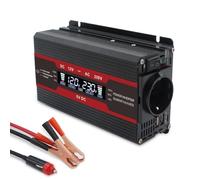 Convertisseur Onduleur Puissance Onduleur De Puissance Voiture 12V/24V DC À 220V AC 3000W/2600W/2000W/1500W Convertisseur Chargeur Portable Prise UE USB(12V 220V 3000W)