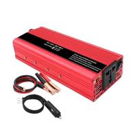 Convertisseur Onduleur Puissance Onduleur Puissance Voiture 2600W/2000W/1500W LED Double USB Crête DC 12V À AC 220V Convertisseur Chargeur Portable Onde Sinusoïdale Modifiée Solaire(2600W)