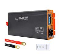 Convertisseur Onduleur Puissance Onduleur Sinusoïdal Pur 1000 W 1500 W 2000 W 12 V 24 V 36 V 48 V 60 V 72 V vers 220 V 240 V avec Écran LCD(36V,2000W)