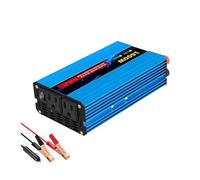 Convertisseur Onduleur Puissance Onduleur Sinusoïdal Pur 12 V/24 V Vers 110 V CA Convertisseur Puissance 16000 W/4000 W 60 Hz Avec LED Et Prise Américaine Accessoires Pour Voiture(12V 110V 1600W 60HZ)