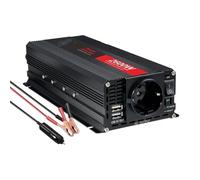 Convertisseur Onduleur Puissance pour Voiture 12V DC AC 220V 230V 1500W-2600W Affichage LCD Double Chargement USB Prise UE 50Hz pour Camping-Car Maison(B 2600W 50Hz EU)