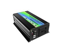 Convertisseur Onduleur Puissance Voiture 300W 3000W 12V DC À 110V/220z Double USB Charge Rapide 8 Protection Indicateur LED Lumière Gratuite Onduleur(12V 110V)