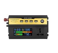 Convertisseur Onduleur Sinusoïdal Modifié De 3000 6000W pour Voiture Transformateur 12/24 V CC vers 220 V CA avec Prise USB Universelle Et Chargeur(24V,3000W)