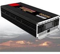 Convertisseur Onduleur sinusoïdal Pur 1200W/1600W/2000W/2500W/3000W/4000W/5000W/6000W/8000W transformateur DC 12V/24V/48V/60V/72V à AC 110V/220V 230V(8000w,60Vto110V)