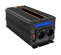 Convertisseur Onduleur Sinusoïdal Pur 1500 W DC 12 V 24 V vers AC 220 V 230 V Convertisseur Puissance Voiture Onduleur Sinusoïdal Pur 3000 W(12V EU Inverter)