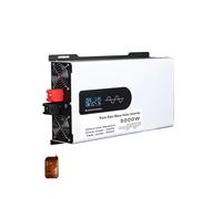 Convertisseur Onduleur Sinusoïdal Pur 220V-230V 50Hz 5000W 6000W 12V 24V 48V Convertisseur Puissance Onduleurs Solaires pour Voiture Hors Réseau Montage Mural Power Inverter(5000w Remote,24V)